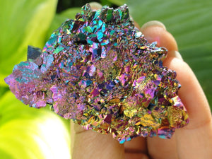 TITANIUM QUARTZ CLUSTER~ Stone of Humor, Playfulness, Relaxation* - Earth Family Crystals