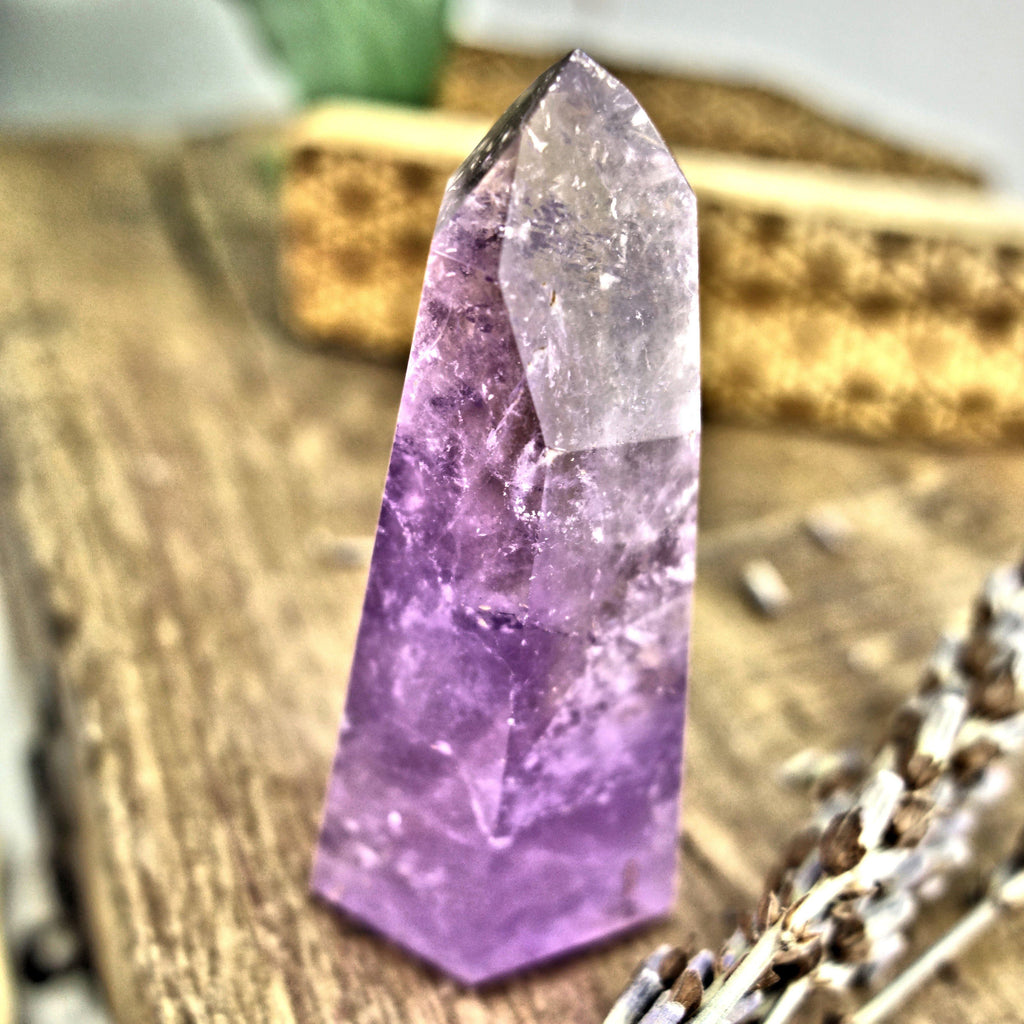 Brilliant Ametrine Generator Standing Display Specimen From Brazil 3 - Earth Family Crystals