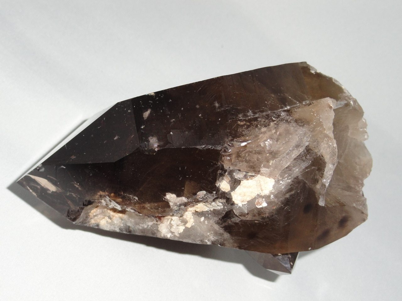 XXL Perfect Smokey Quartz Point  From Brazil~ Stone Of Extreme Grounding, EMF Protection* - Earth Family Crystals