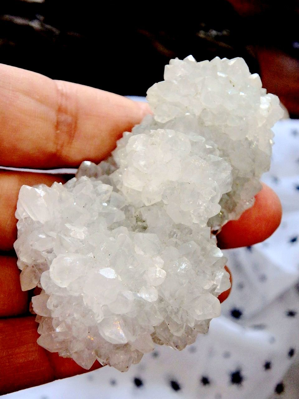 Sparkles Galore Druzy Quartz Cluster From India - Earth Family Crystals