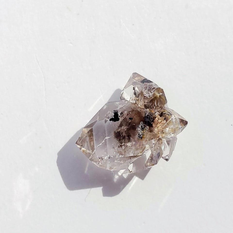 Gemmy Brilliant New York Herkimer Diamond Small Cluster #2 - Earth Family Crystals