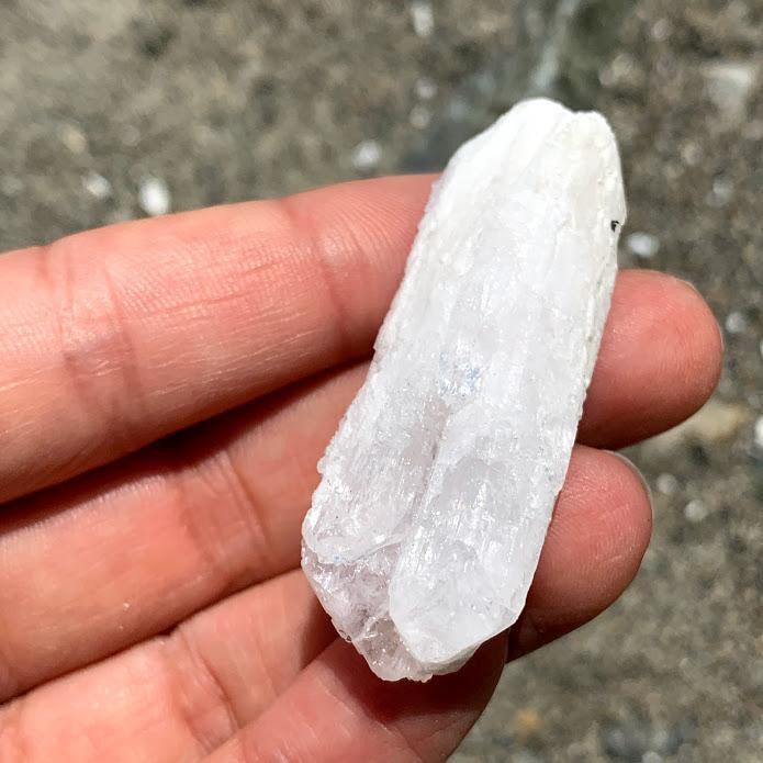 Creamy Danburite Hand Hand Held Specimen From Mexico #1 - Earth Family Crystals