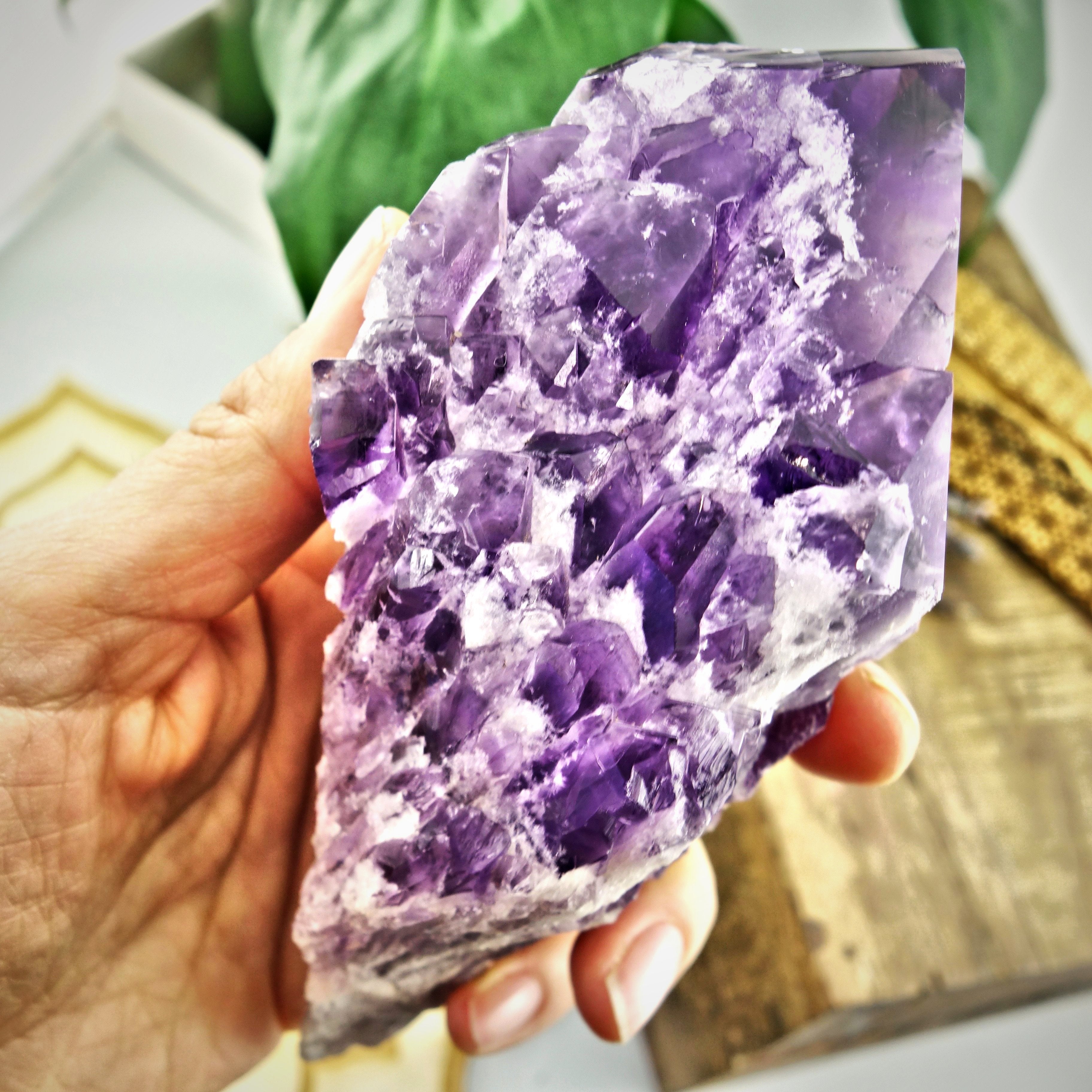 Incredible XL Elestial  Phantom Amethyst Point Specimen From Bahia, Brazil