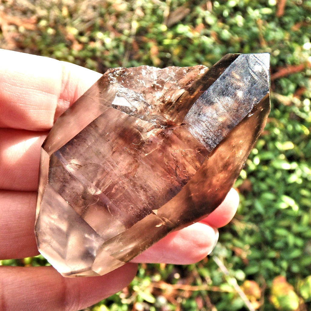 Fabulous Double Terminated Elestial Smoky Quartz From Brazil - Earth Family Crystals
