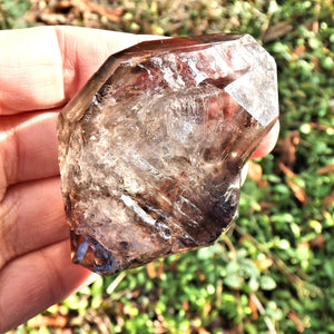 Fabulous Double Terminated Elestial Smoky Quartz From Brazil - Earth Family Crystals
