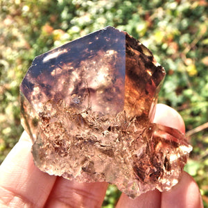 Self Healing & Caves  Elestial Smoky Quartz From Brazil