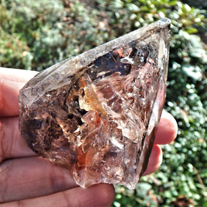 Deep Caves & Self Healing  Elestial Smoky Quartz From Brazil - Earth Family Crystals