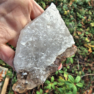 Incredible Chunky  Clear & Elestial Smoky Quartz From Brazil With Self Healing