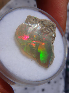 Beautiful Flashes Dainty Ethiopian Opal Raw Collectors Specimen 2 - Earth Family Crystals