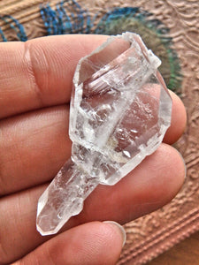 Adorable Dainty Faden Quartz Hand Held Specimen 1 - Earth Family Crystals