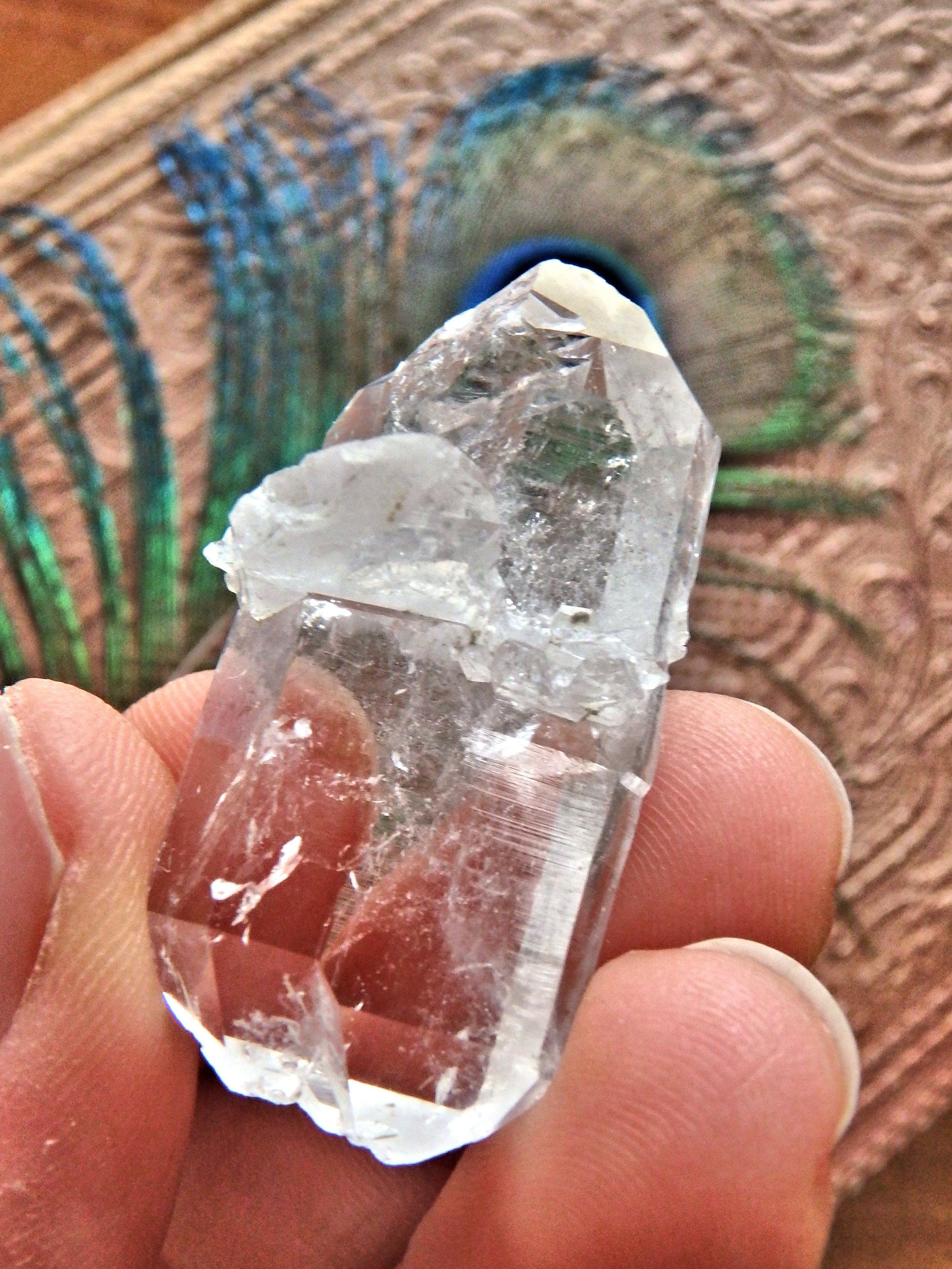 Adorable Dainty Faden Quartz Hand Held Specimen 2 - Earth Family Crystals