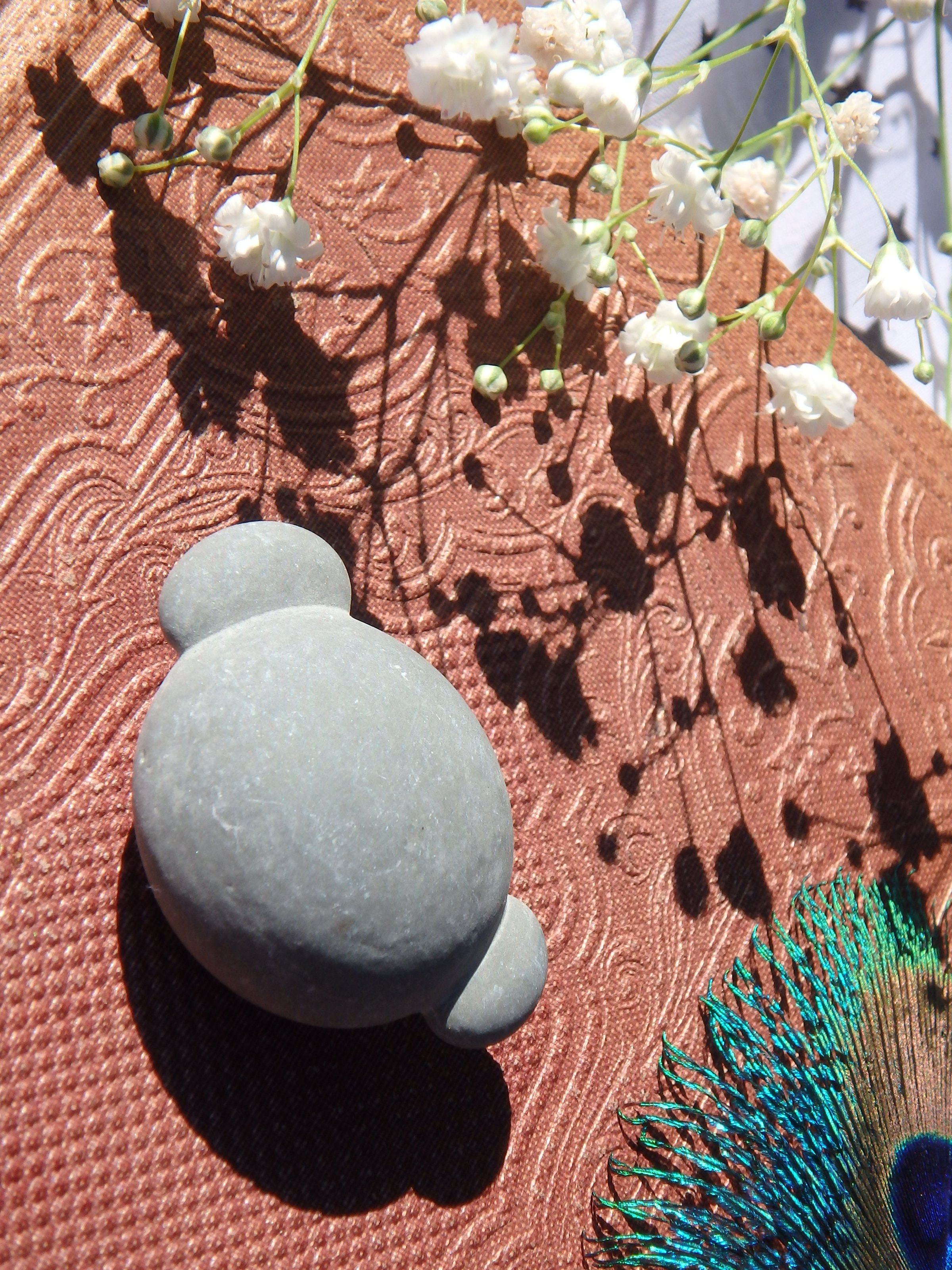 Cute Hand Held Fairy Stone From Quebec, Canada1 - Earth Family Crystals