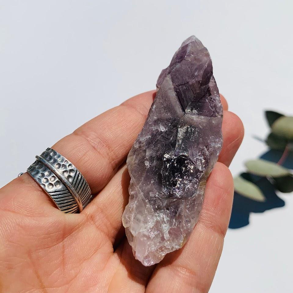 Genuine Auralite-23 Purple Raw Wand From Ontario, Canada - Earth Family Crystals