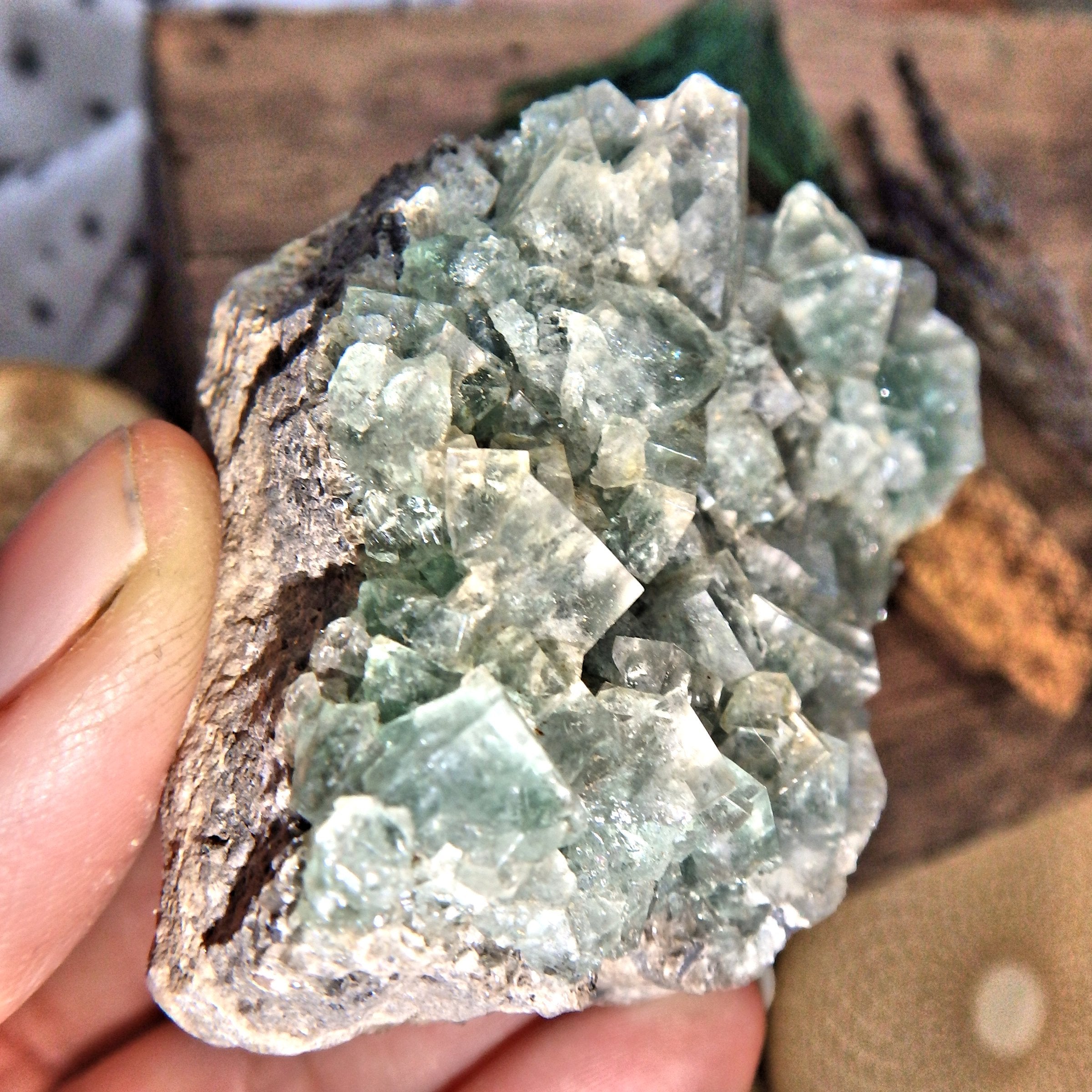 Fluorescence Crystal~Famous Rogerly Mine Cubic Fluorite From England - Earth Family Crystals