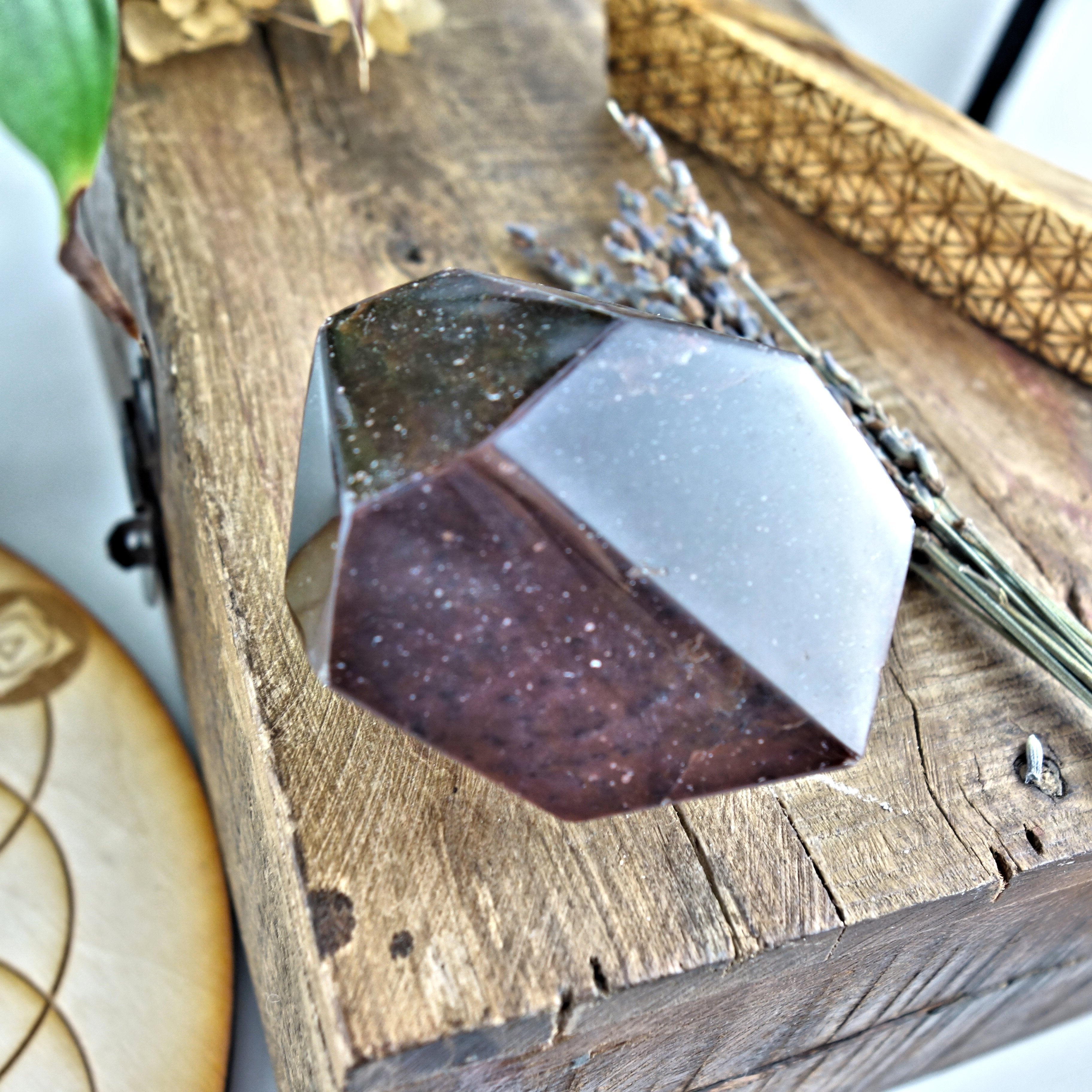 Large Chunky Polished Red Almandine Garnet From India 2 - Earth Family Crystals