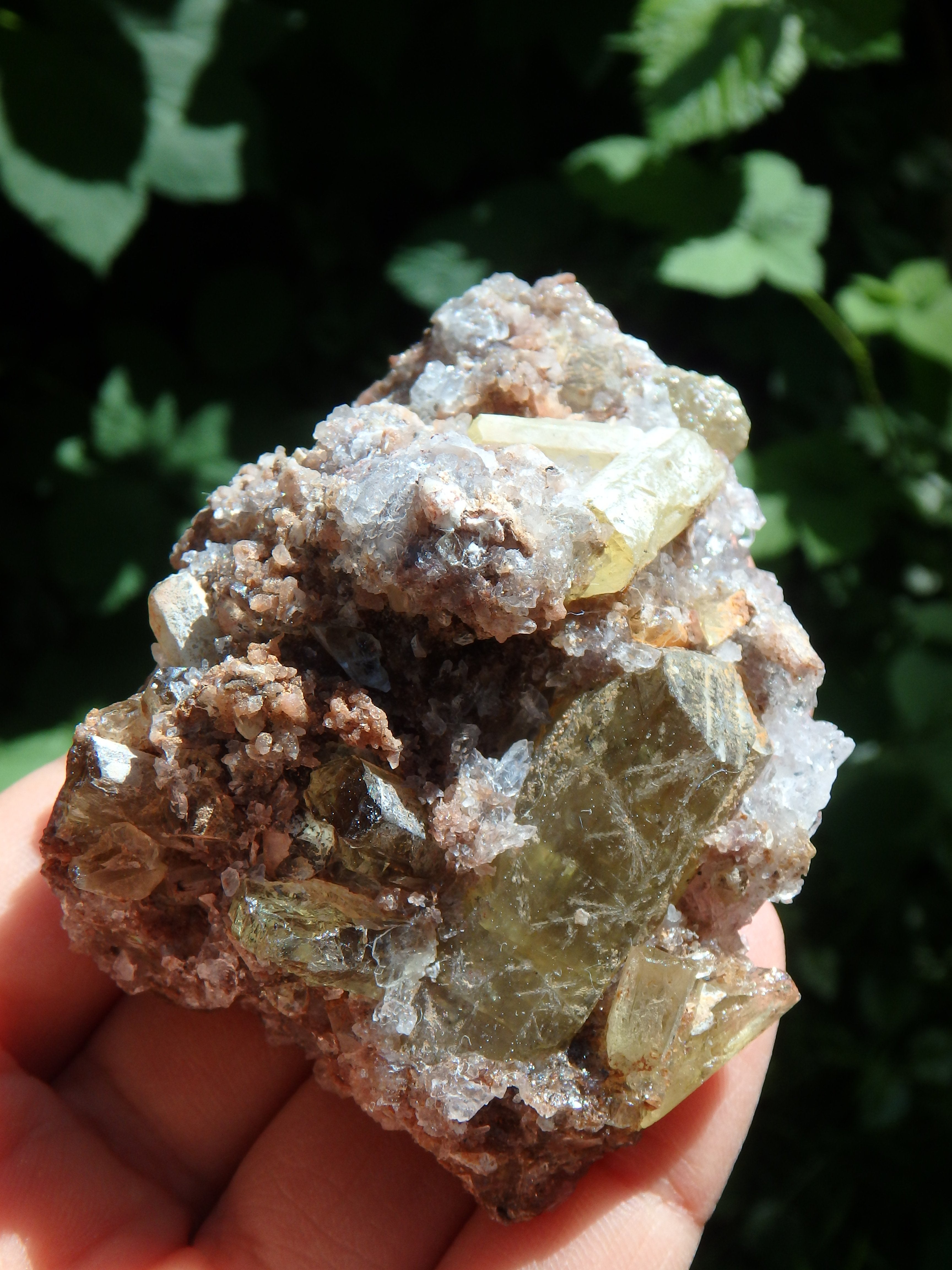 Stunning Large Point & Babies Golden Apatite Nestled in Quartz Druzy Matrix From Mexico - Earth Family Crystals