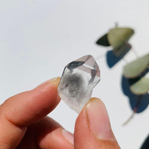 Tiny Blue Phantom Quartz Point From Arkansas - Earth Family Crystals