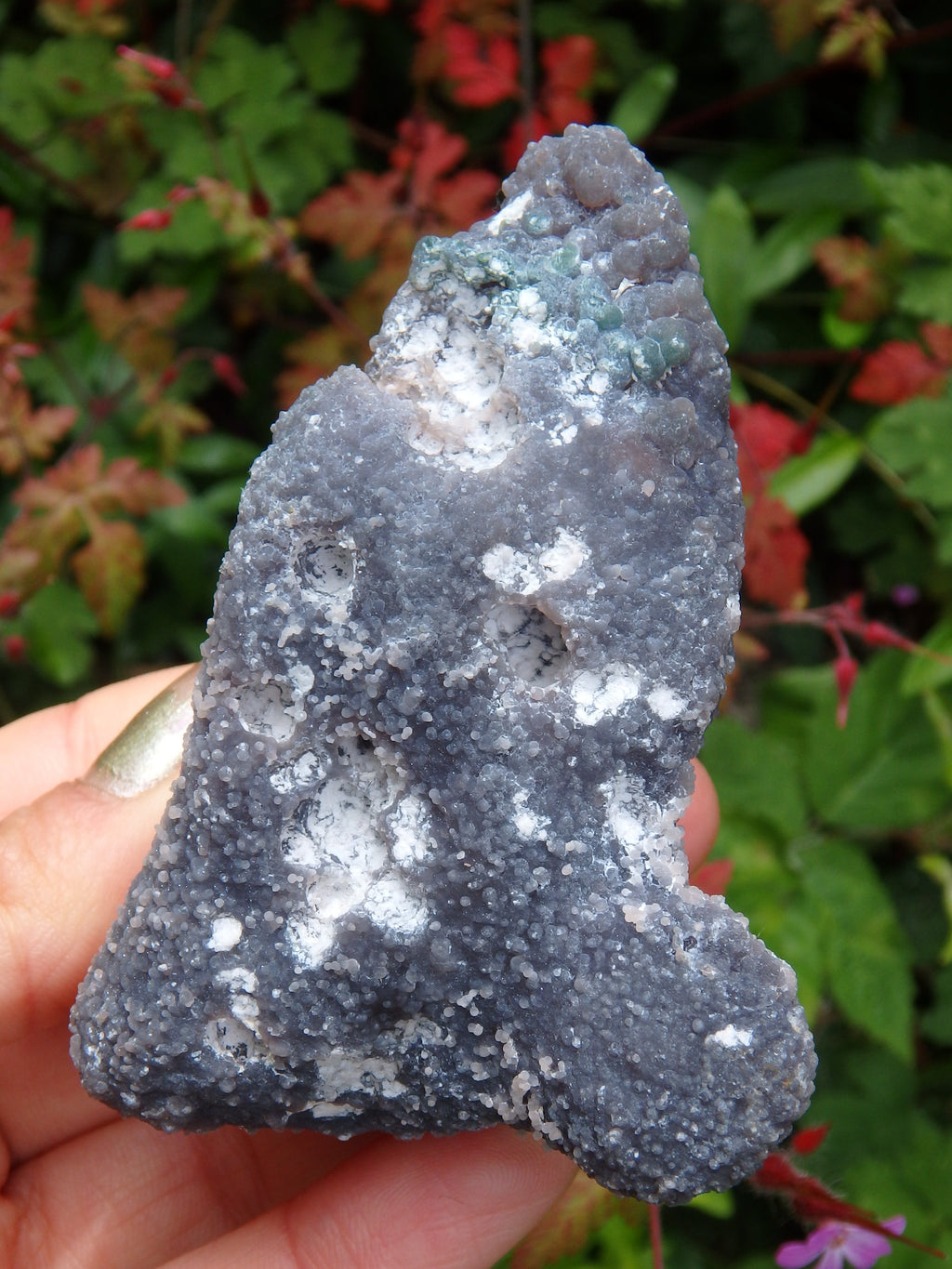 Unique Grape Agate Free Form With Caves From Indonesia - Earth Family Crystals