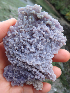 Pretty Purple Large Grape Agate Display Specimen From Indonesia - Earth Family Crystals