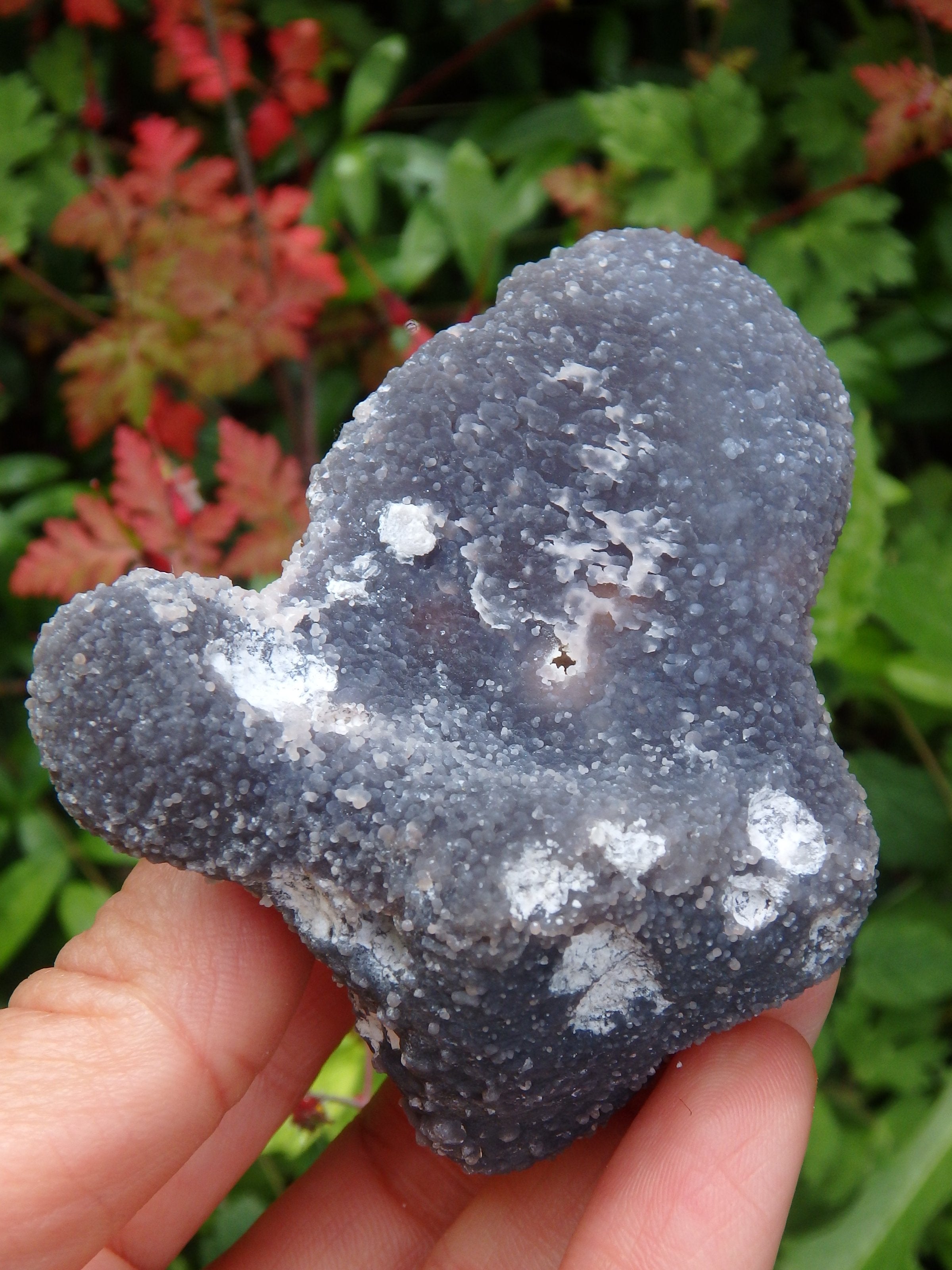 Unique Grape Agate Free Form With Caves From Indonesia - Earth Family Crystals