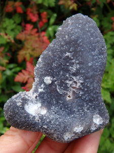 Unique Grape Agate Free Form With Caves From Indonesia - Earth Family Crystals