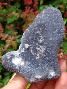 Unique Grape Agate Free Form With Caves From Indonesia - Earth Family Crystals