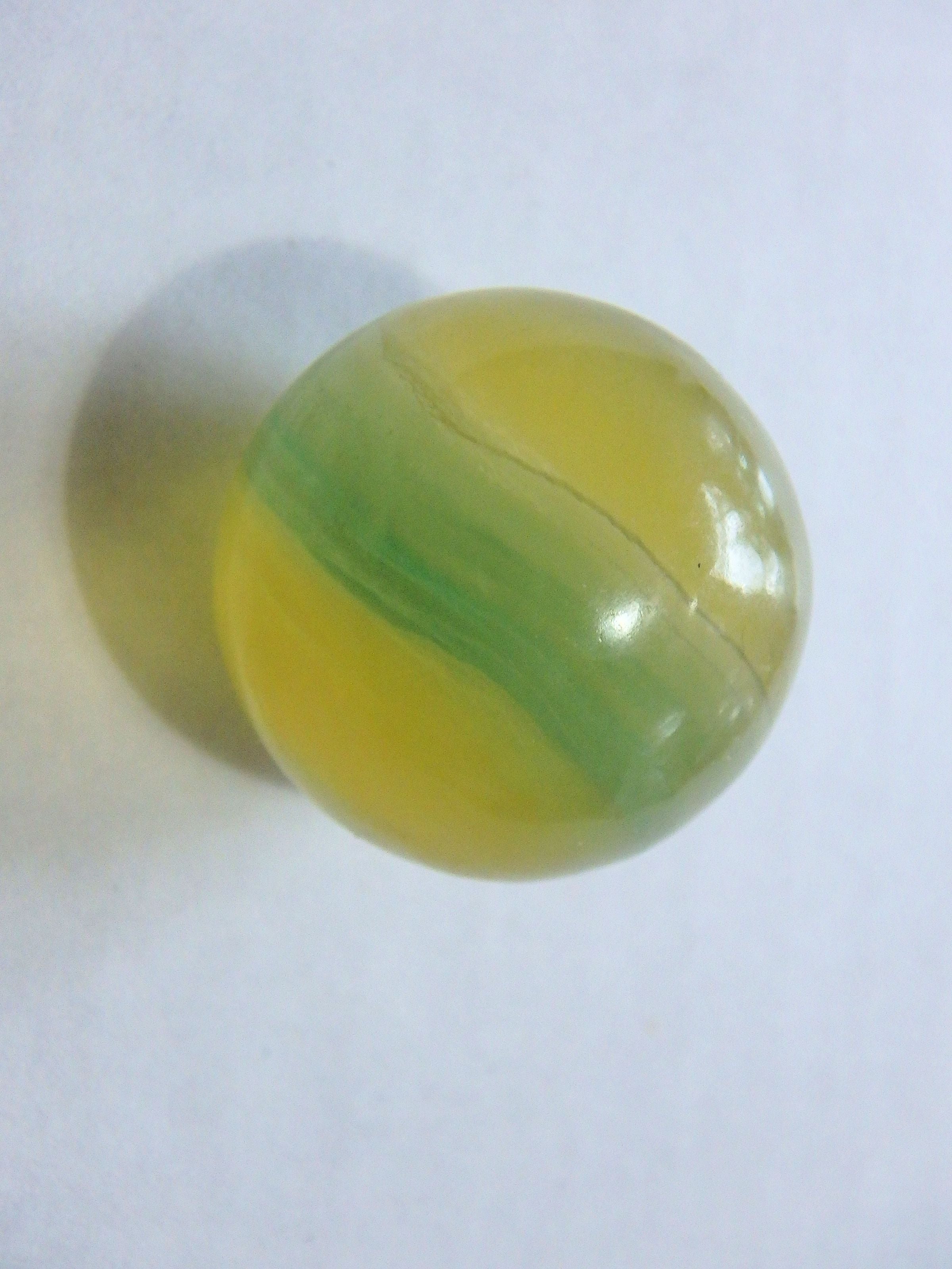 Vibrant Golden & Green Fluorite Small Sphere Carving 1 - Earth Family Crystals