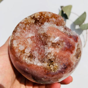 Amazing High Grade XXL Pink Amethyst Druzy Geode Sphere~ Locality Patagonia - Earth Family Crystals