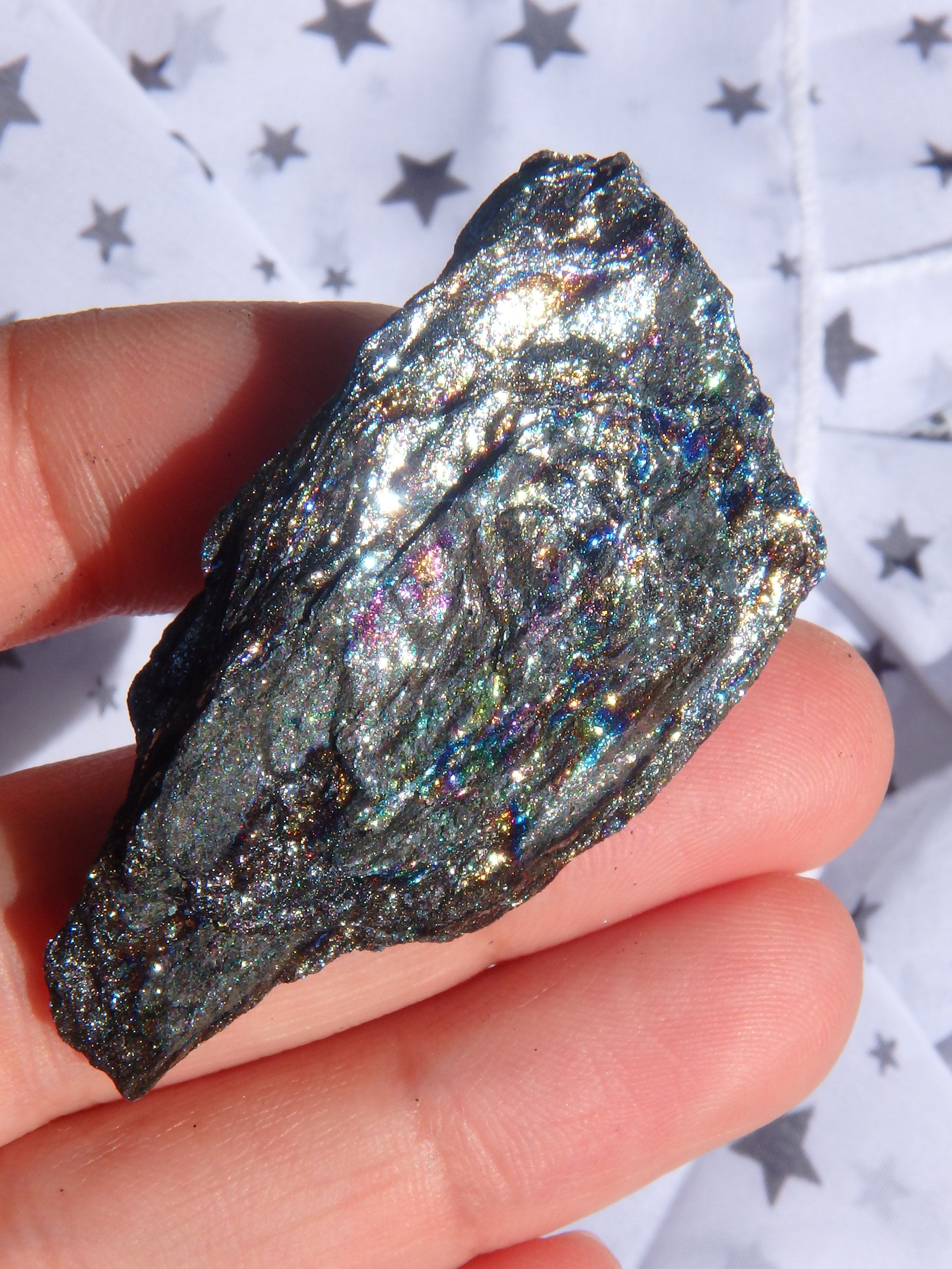 Rare-Delightful Rainbow Hematite Natural Specimen From Brazil