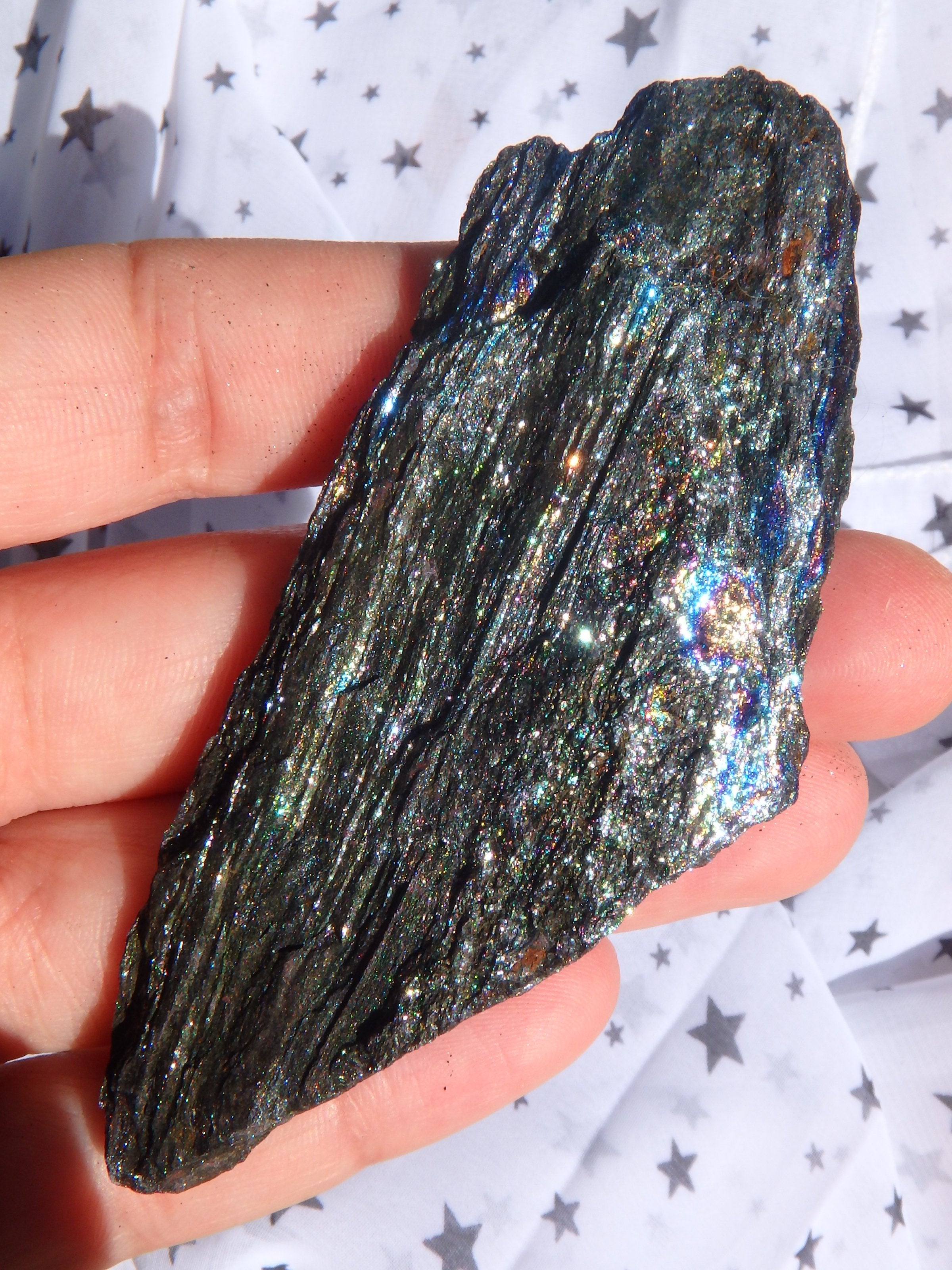 Rare-Gorgeous Rainbow Hematite Natural Specimen From Brazil