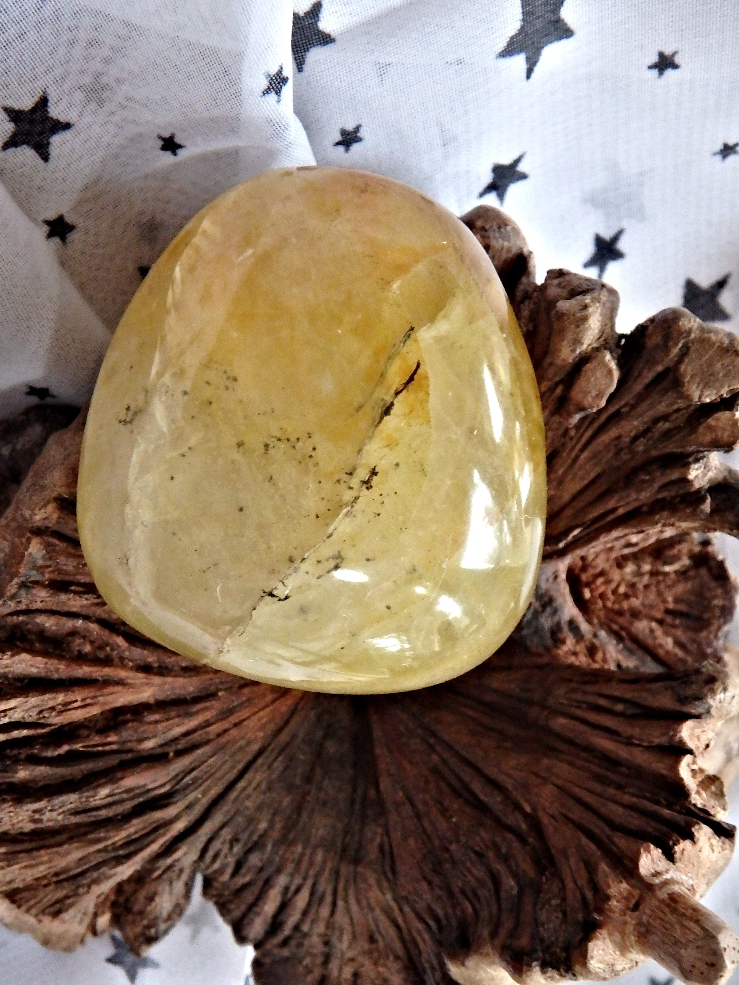 Golden Hematoid Quartz Palm Stone Specimen From Madagascar1 - Earth Family Crystals