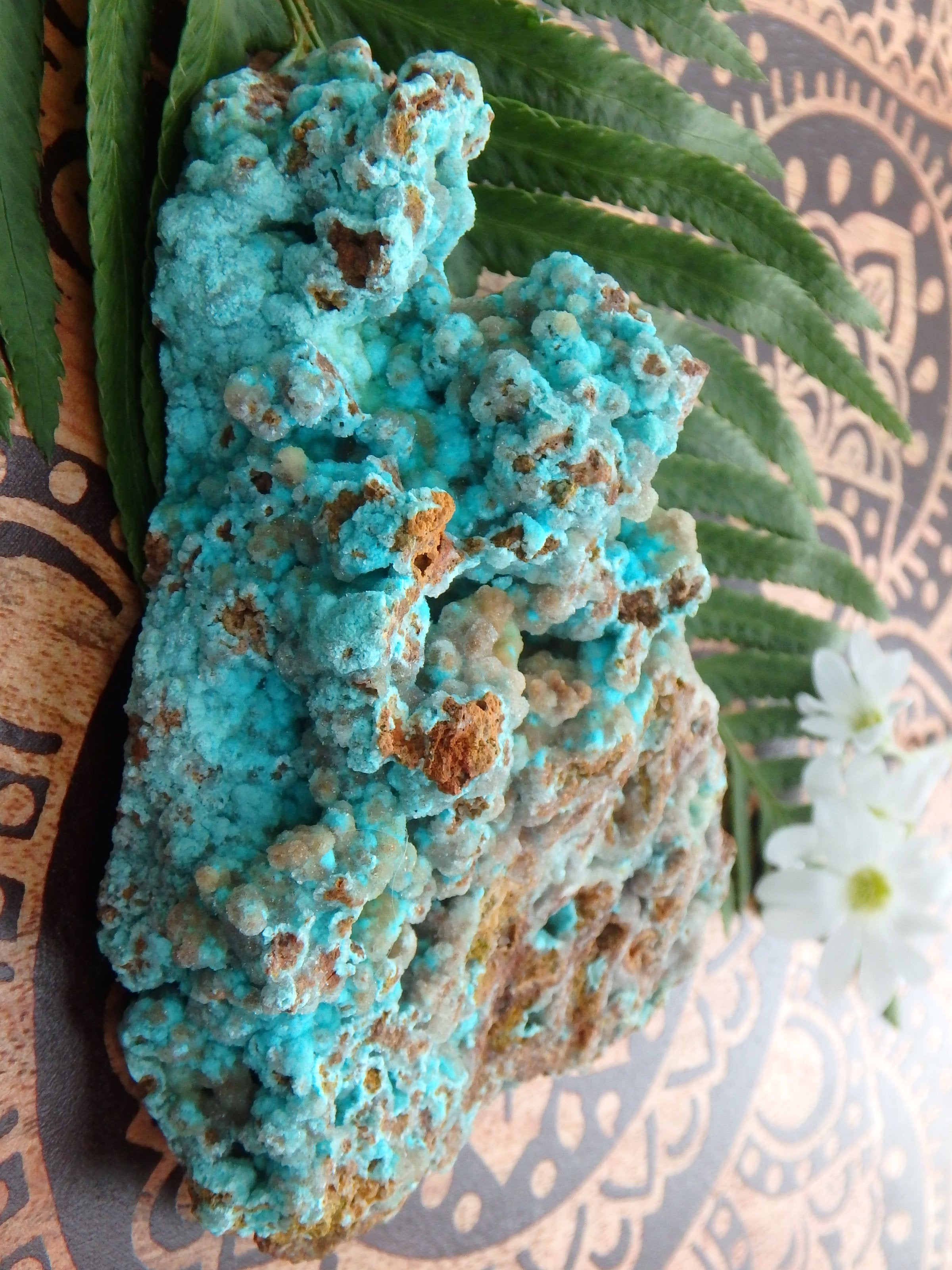 Exquisite Natural Baby Blue Shimmering Hemimorphite Specimen - Earth Family Crystals