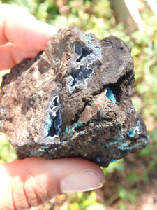 Pretty Blue Druzy on Matrix Hemimorphite Specimen