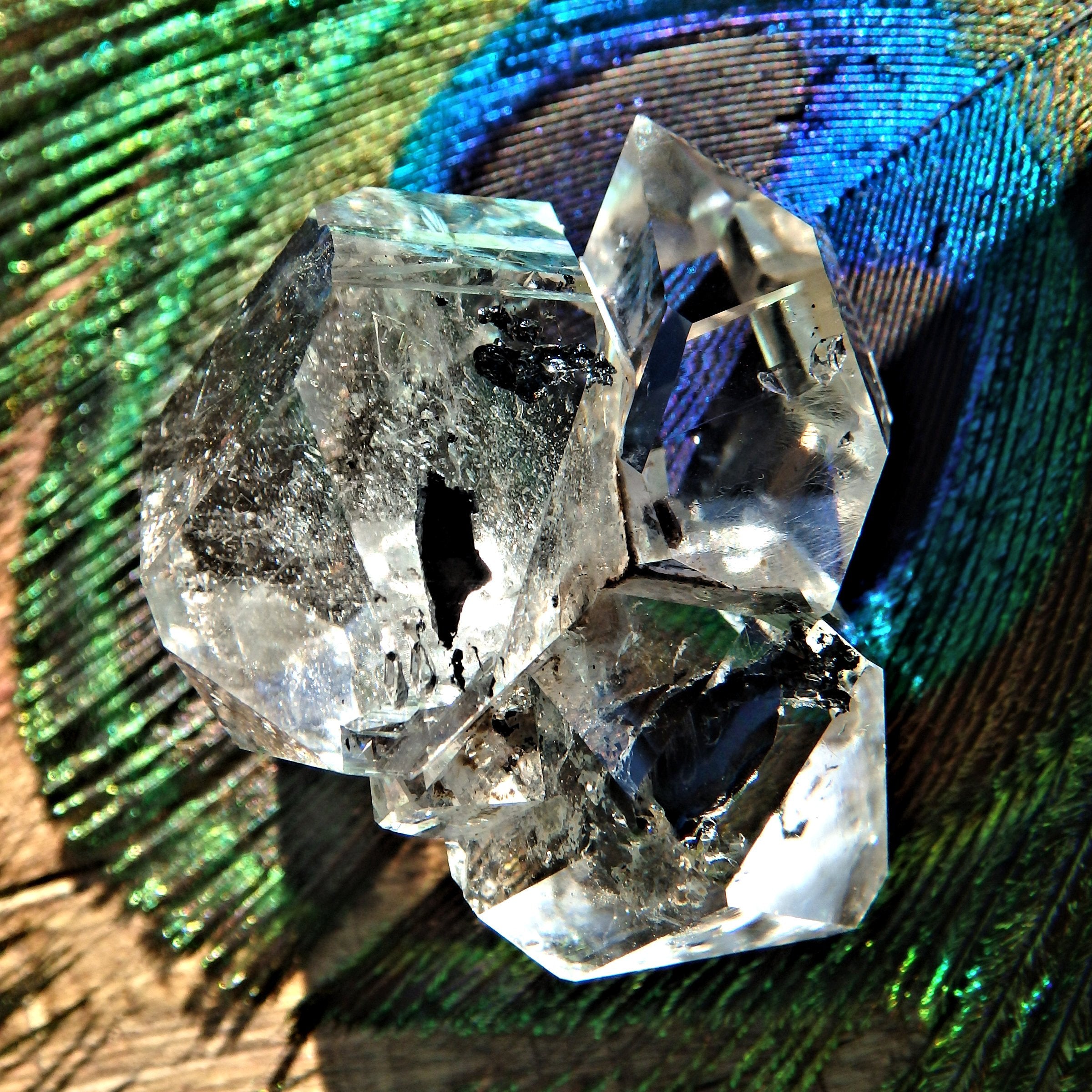 Extreme Brilliance New York Herkimer Diamond Cluster Specimen3 - Earth Family Crystals
