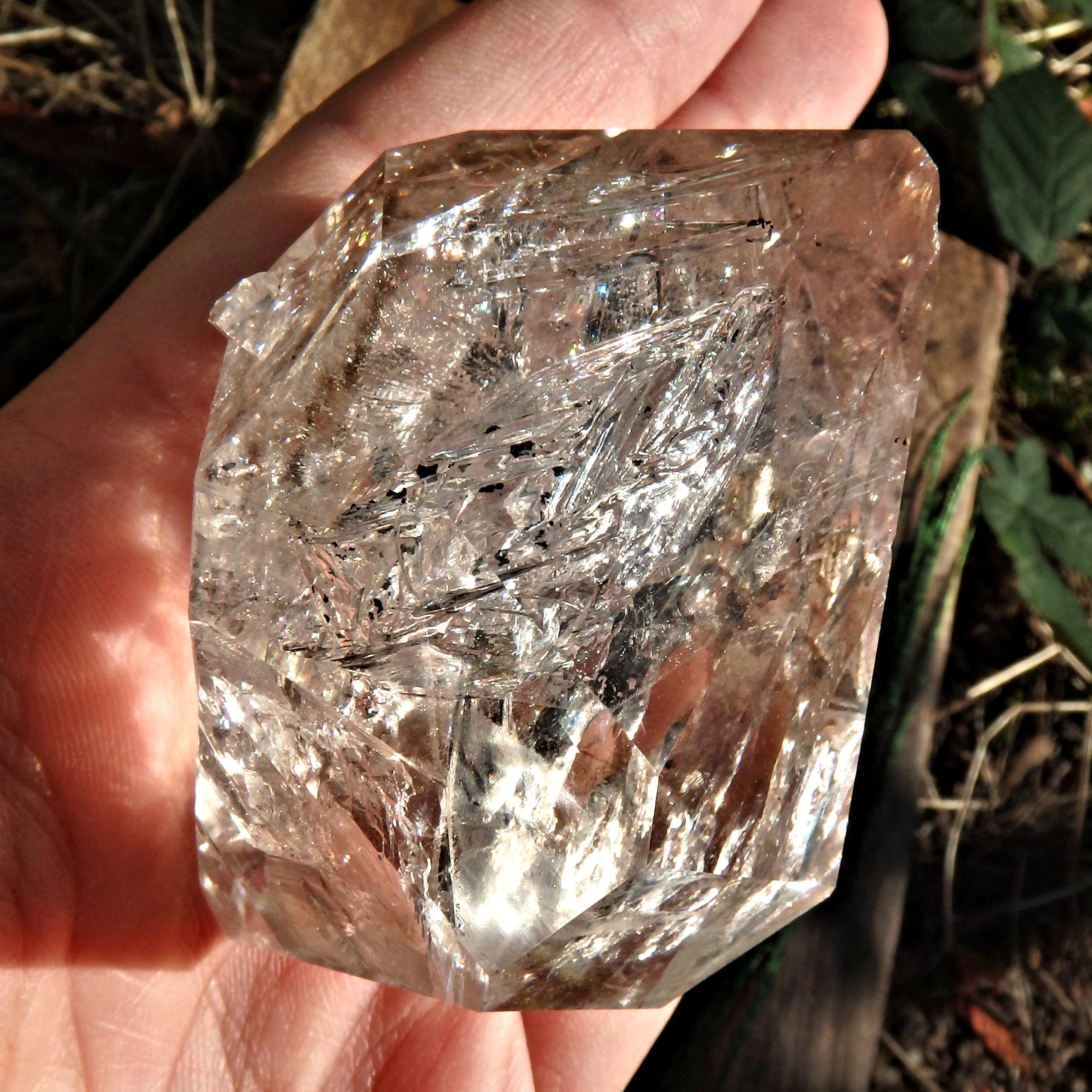 Fabulous Slightly Smoky Large NY Herkimer Diamond Specimen With Record Keepers - Earth Family Crystals