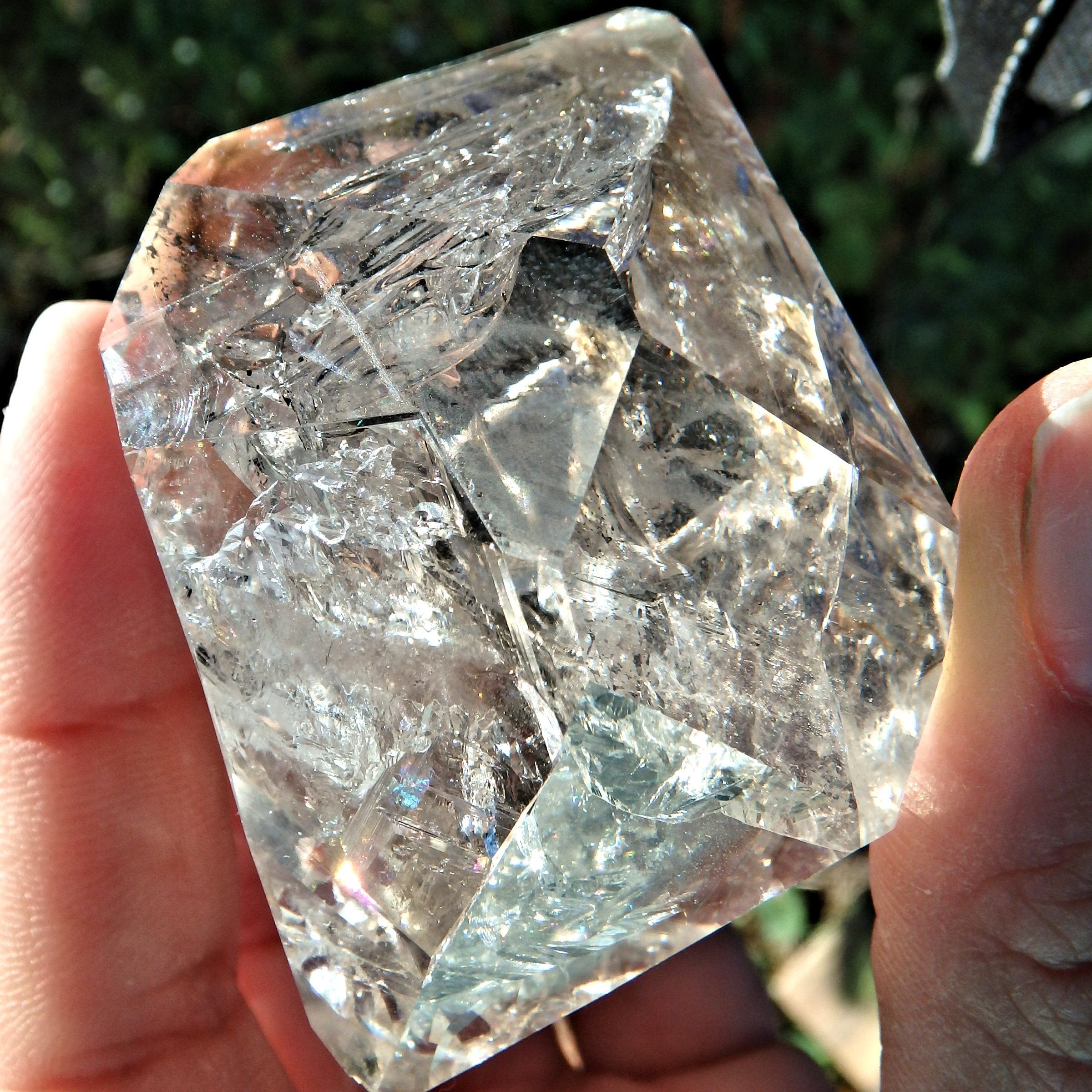 Fabulous Slightly Smoky Large NY Herkimer Diamond Specimen With Record Keepers - Earth Family Crystals