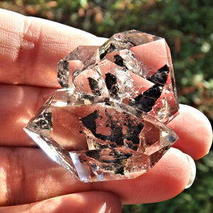 RESERVED For ALESHA.D~Brilliant Slightly Smoky NY Herkimer Diamond Cluster1 - Earth Family Crystals