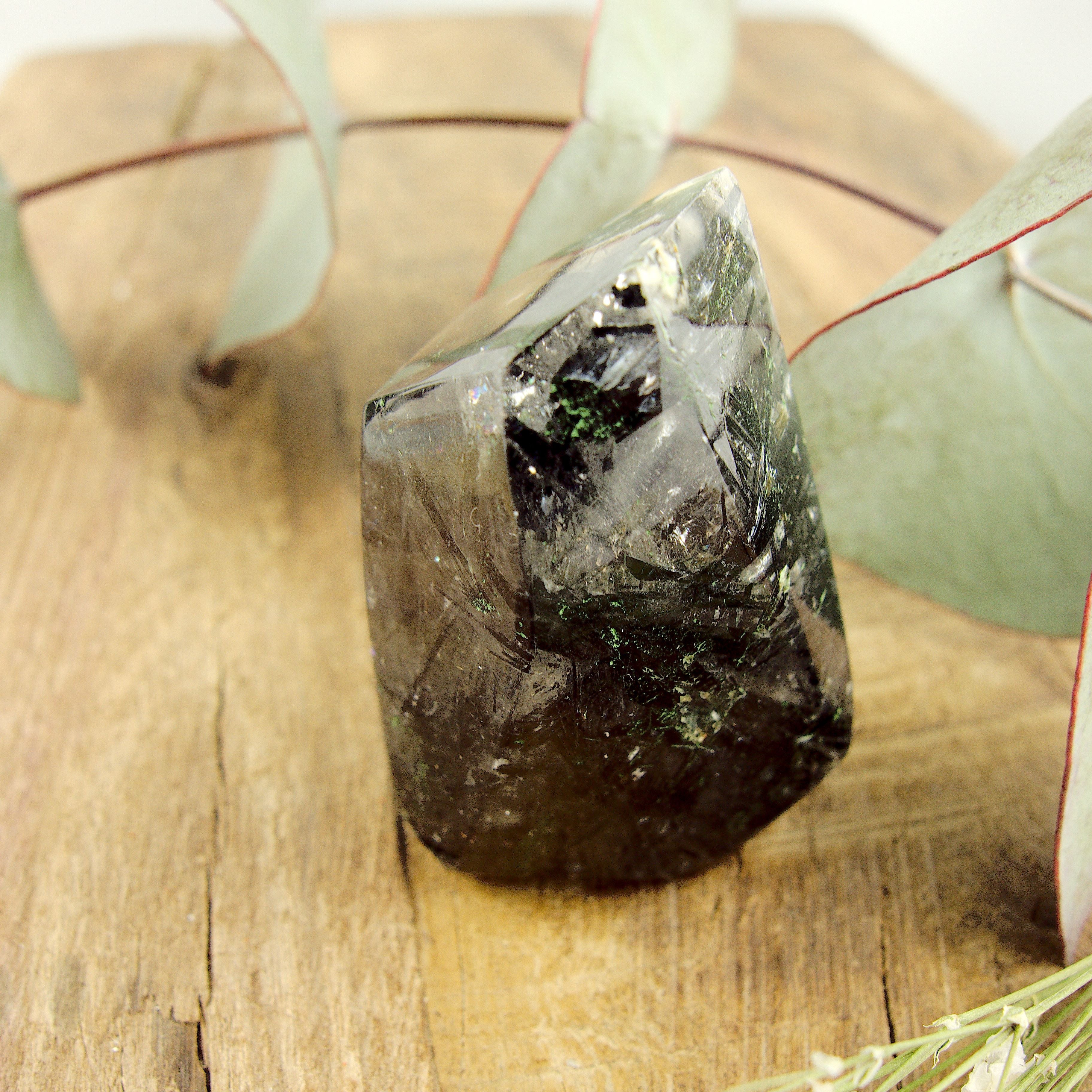 Self Standing Tourmalated Himalayan Quartz Free Form Specimen #1