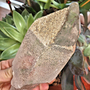 Reserved for Karen S One of a Kind Large Samadhi Himalayan Quartz Point With Self Healing - Earth Family Crystals