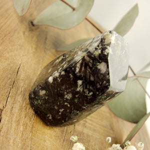 Self Standing Tourmalated Himalayan Quartz Free Form Specimen #1