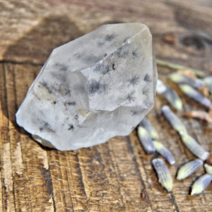 Rare Star Hollandite Quartz Dainty Collectors Specimen From Madagascar