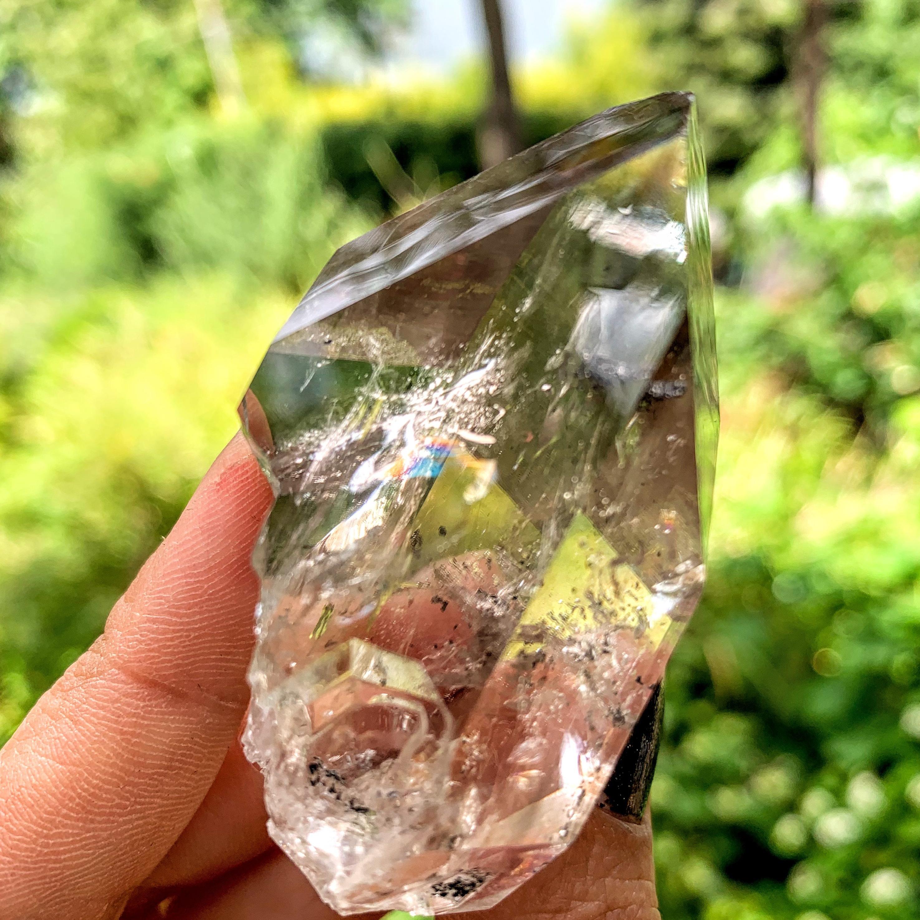 Smoky New York Herkimer Diamond Quartz Specimen - Earth Family Crystals