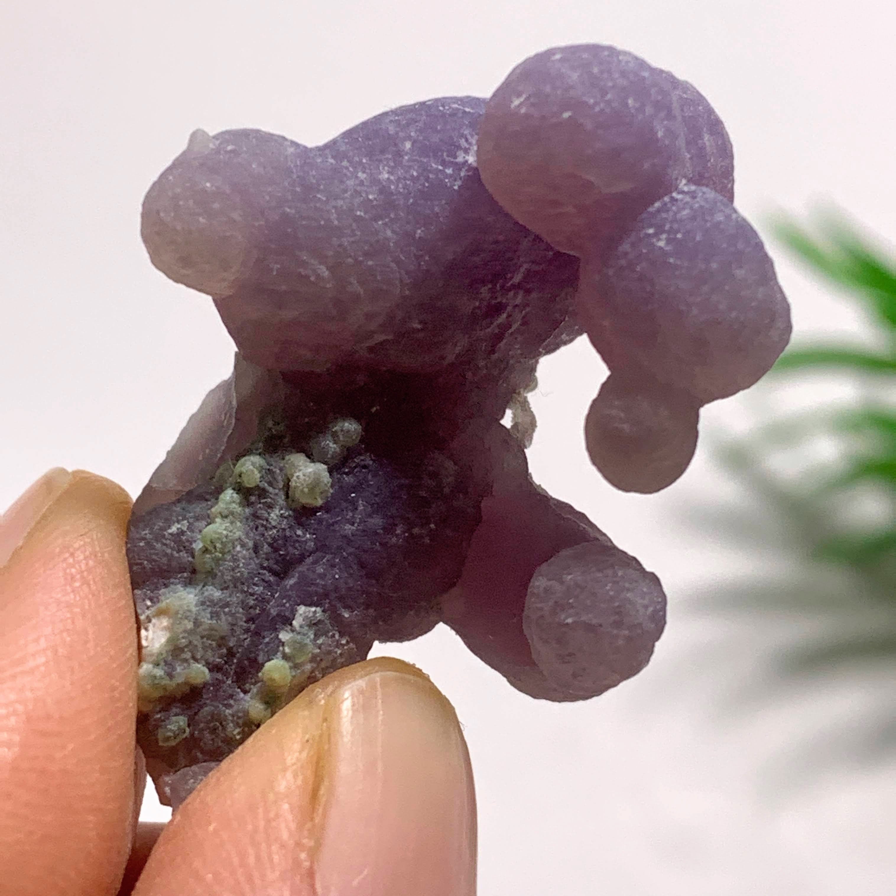 Cute Natural Grape Agate Small Hand Held Specimen~Perfect For jewelry Making