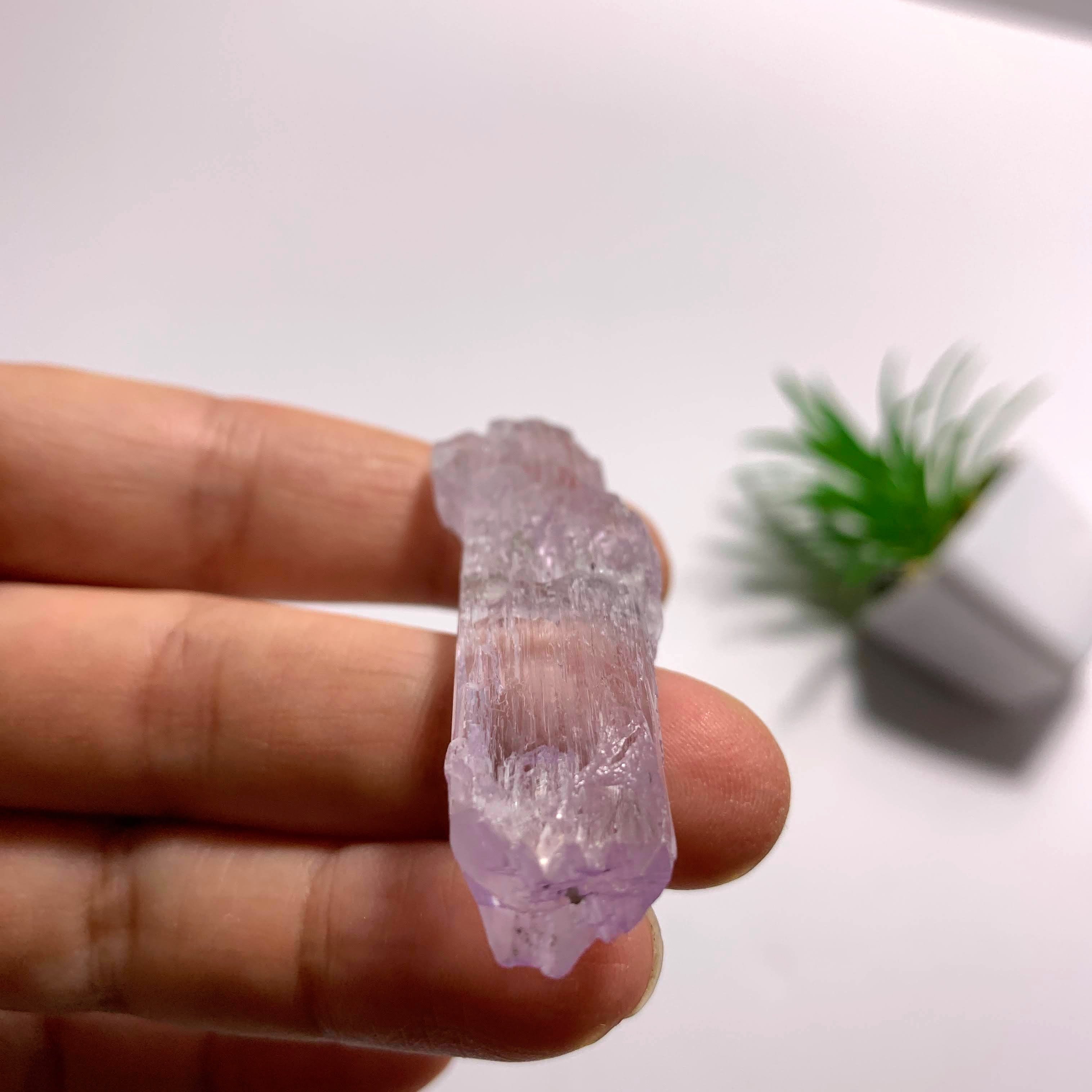 Gemmy Double Terminated Natural Lavender Kunzite Specimen  From Brazil  #1