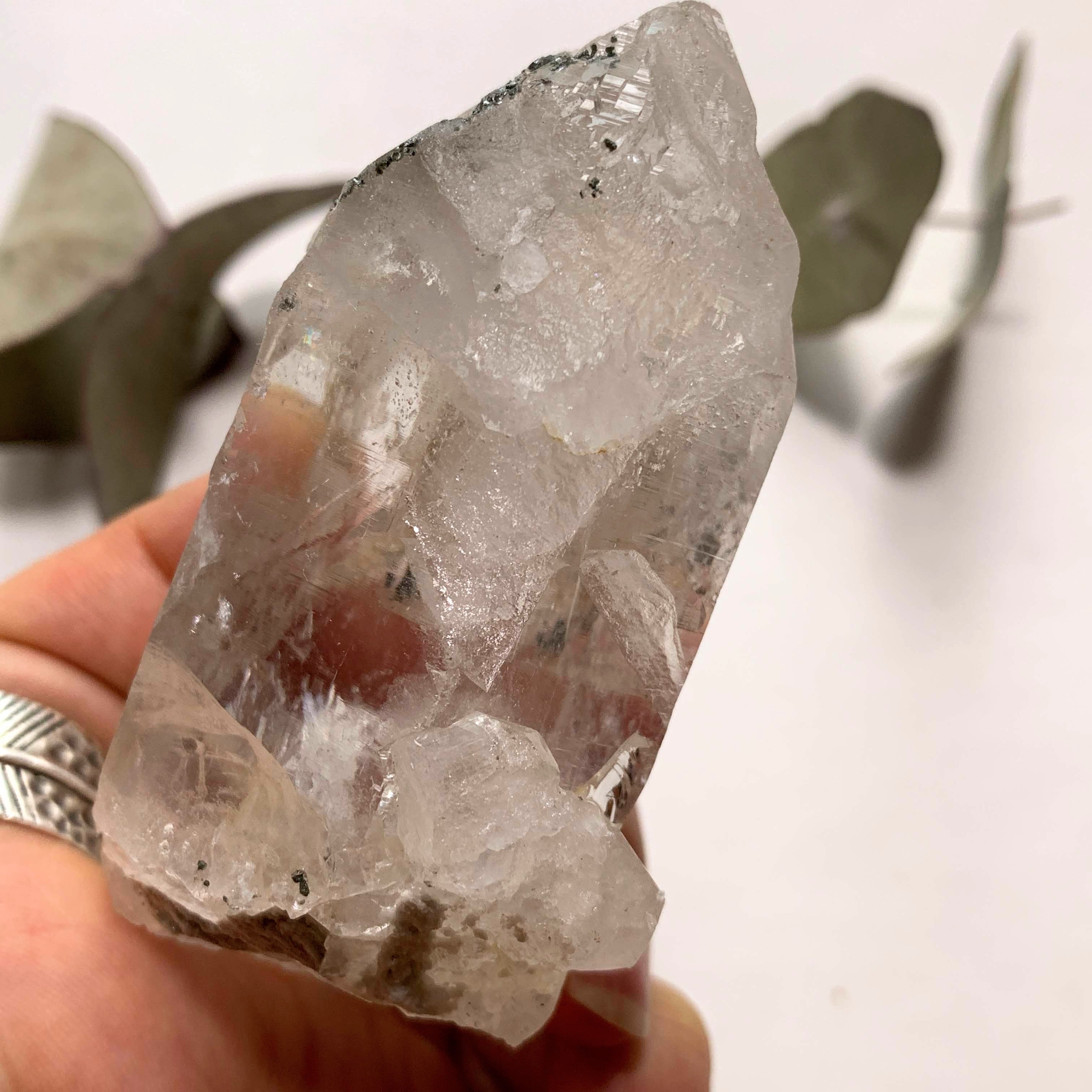 Rare Locality! Nepal Clear Quartz Natural Gemmy Point Specimen From The Himalaya Mountains - Earth Family Crystals