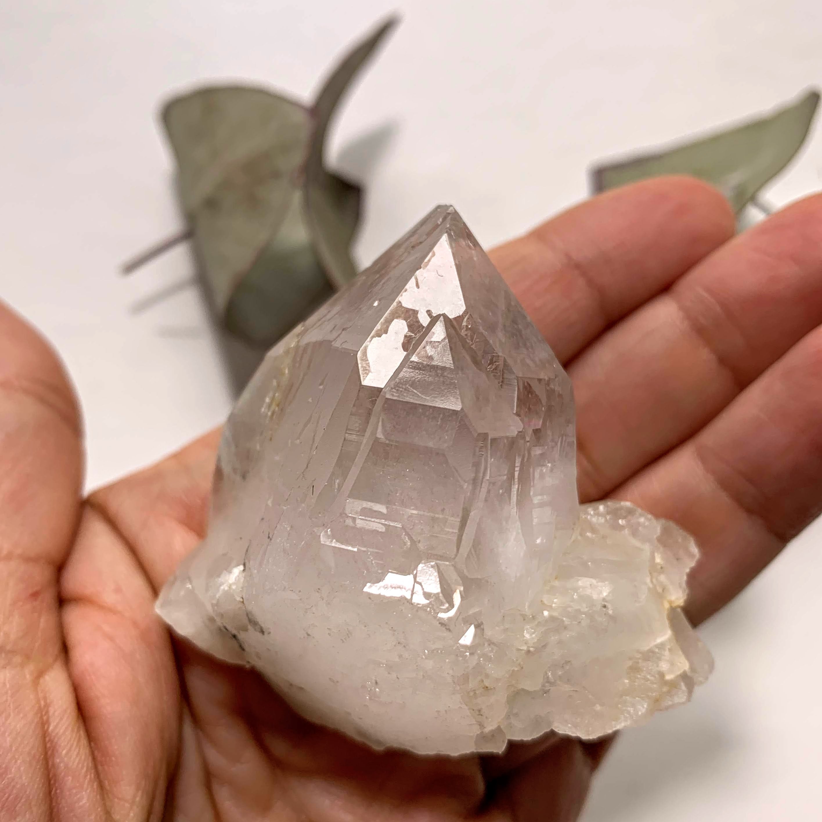 Rare Locality! Nepal Clear Quartz Cluster From The Himalaya Mountains - Earth Family Crystals