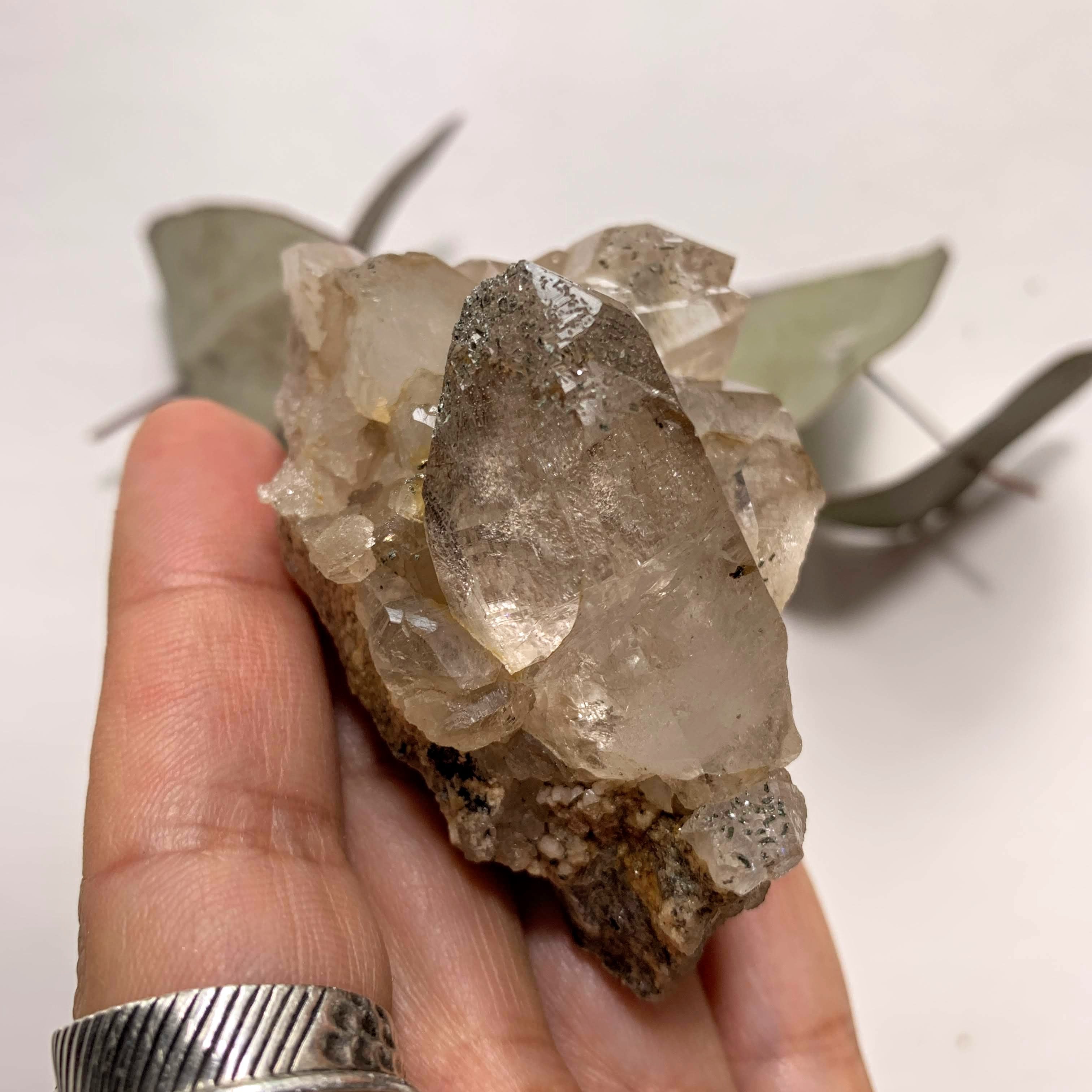 Rare Locality! Nepal Clear Quartz Brilliant Cluster From The Himalaya Mountains - Earth Family Crystals