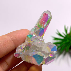 Angel Aura Opal Glow Quartz Cluster From Arkansas #1