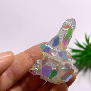 Angel Aura Opal Glow Quartz Cluster From Arkansas #1