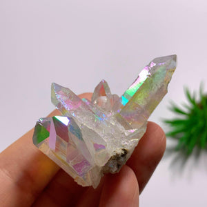 Angel Aura Opal Glow Quartz Cluster From Arkansas #1